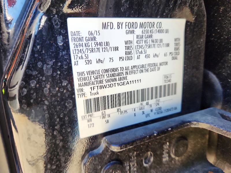 2016 Ford F350 მანქანა იყიდება აუქციონზე, vin: 1FT8W3DT1GEA11111, აუქციონის ნომერი: 52123476