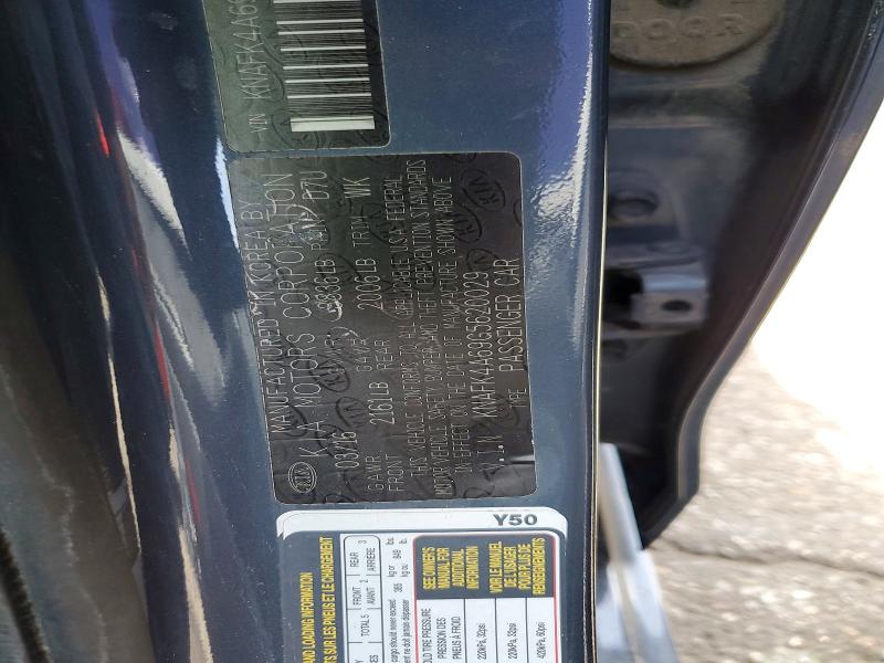 55134546 :رقم المزاد ، KNAFK4A69G5620029 vin ، 2016 Kia Forte مزاد بيع