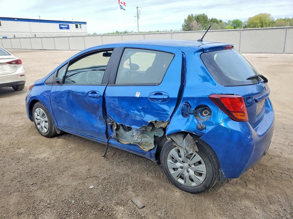 2015 Toyota Yaris მანქანა იყიდება აუქციონზე, vin: VNKKTUD32FA055703, აუქციონის ნომერი: 54672766