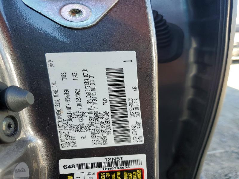 52874836 :رقم المزاد ، 5TFJA5DB6RX210004 vin ، 2024 Toyota Tundra مزاد بيع