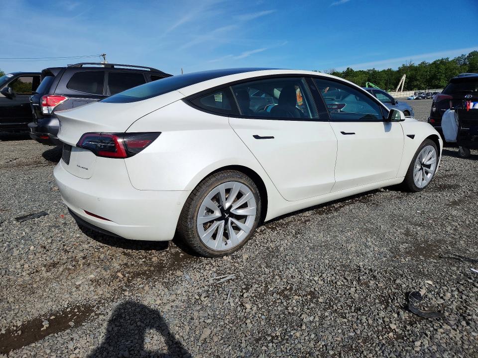 Продажа на аукционе авто 2022 Tesla Model 3, vin: 5YJ3E1EB9NF275423, номер лота: 53517456