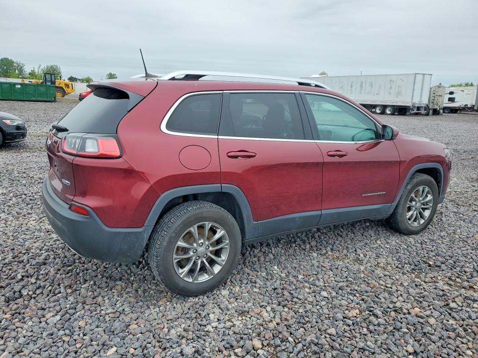 53750136 :رقم المزاد ، 1C4PJMLX1KD433169 vin ، 2019 Jeep Cherokee مزاد بيع
