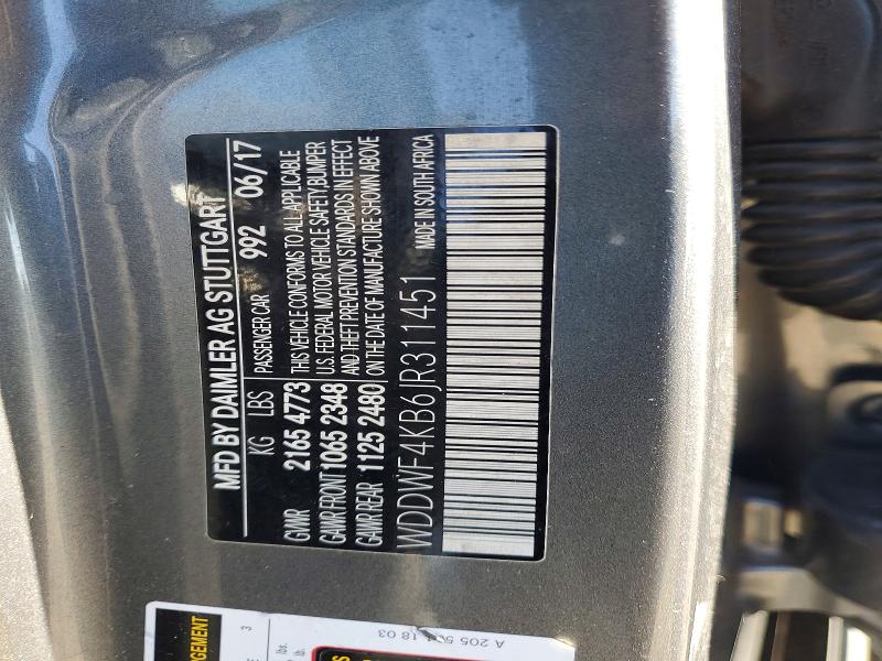 Продаж на аукціоні авто 2018 Mercedes-benz C, vin: WDDWF4KB6JR311451, номер лоту: 52315876