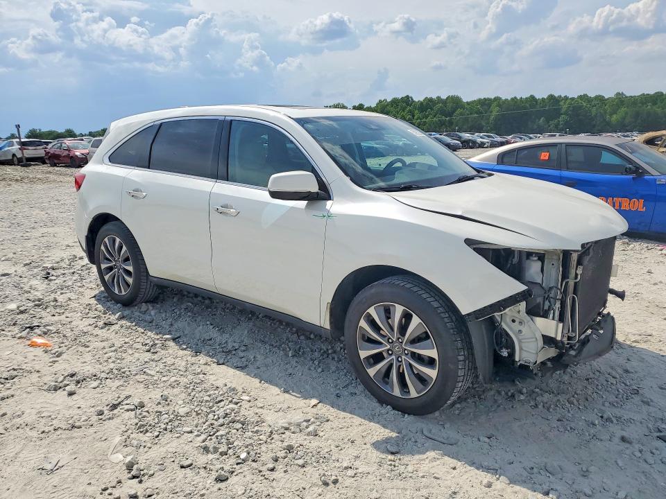 53952906 :رقم المزاد ، 5FRYD3H45GB001851 vin ، 2016 Acura Mdx مزاد بيع