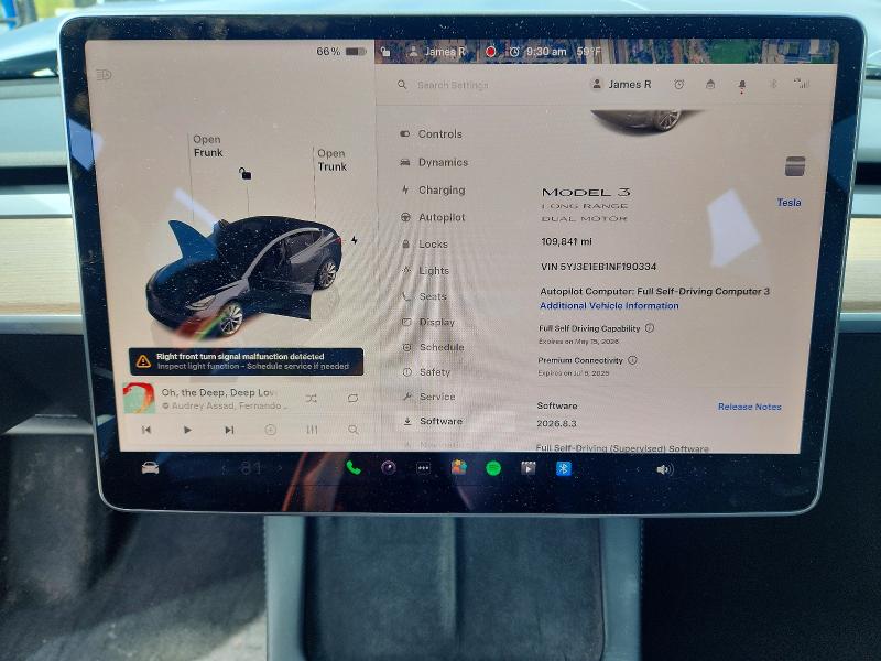 2022 Tesla Model 3 მანქანა იყიდება აუქციონზე, vin: 5YJ3E1EB1NF190334, აუქციონის ნომერი: 52164626