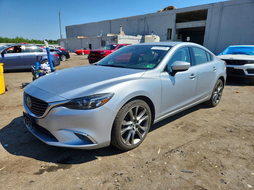2017 Mazda 6 მანქანა იყიდება აუქციონზე, vin: JM1GL1X58H1100379, აუქციონის ნომერი: 54589916