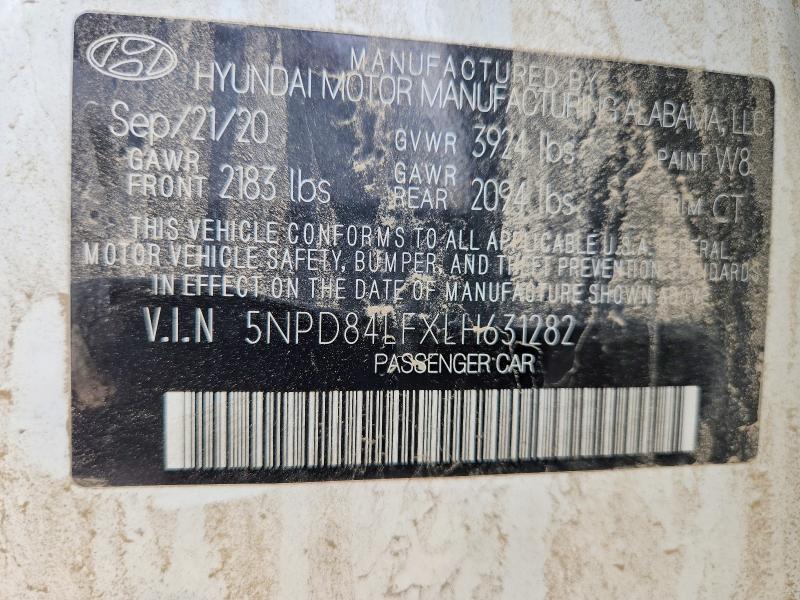 Продажа на аукционе авто 2020 Hyundai Elantra, vin: 5NPD84LFXLH631282, номер лота: 54836686