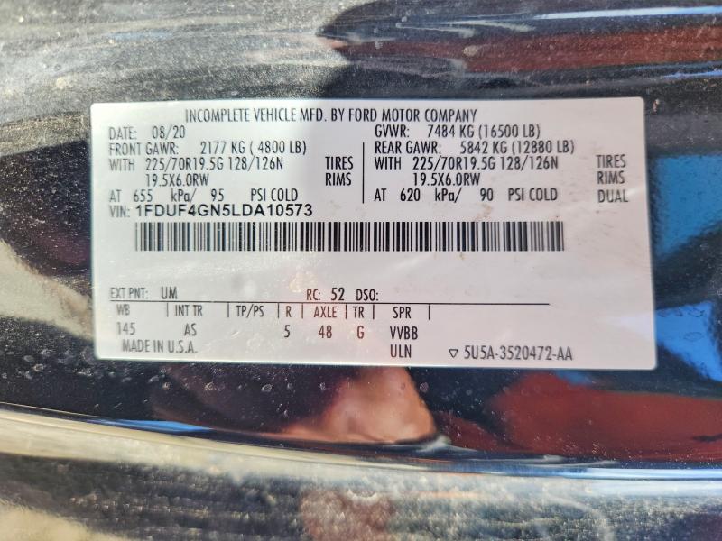 Продаж на аукціоні авто 2020 Ford F450, vin: 1FDUF4GN5LDA10573, номер лоту: 53074636