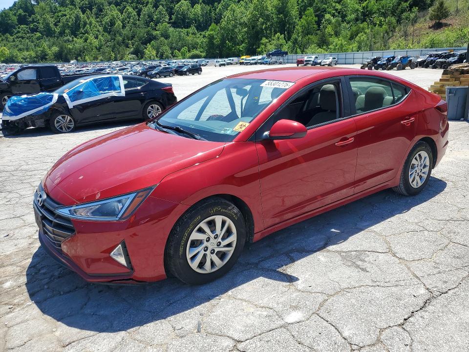 55301276 :رقم المزاد ، KMHD74LF1KU777864 vin ، 2019 Hyundai Elantra مزاد بيع