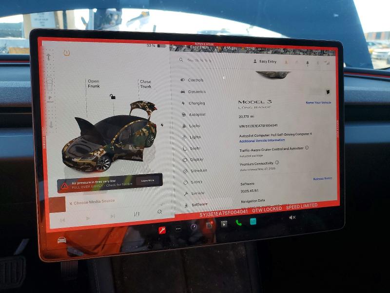 Продажа на аукционе авто 2025 Tesla Model 3, vin: 5YJ3E1EA7SF004041, номер лота: 53126836