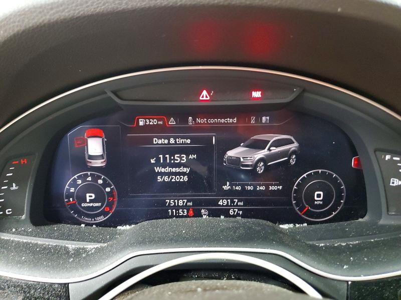 Продажа на аукционе авто 2018 Audi Q7, vin: WA1VABF75JD011745, номер лота: 52615016
