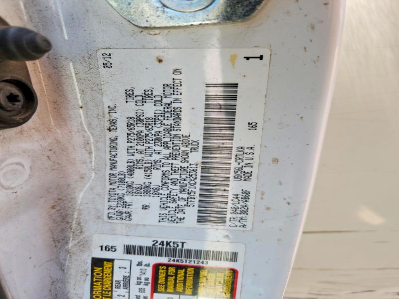 Aukcja sprzedaży 2012 Toyota Tundra, vin: 5TFBY5F1XCX253613, numer aukcji: 53357656