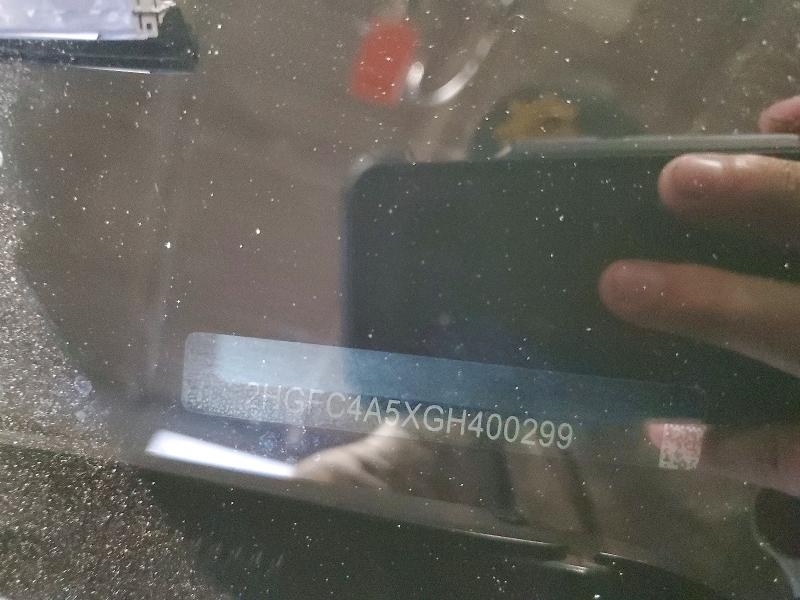 Aukcja sprzedaży 2016 Honda Civic, vin: 2HGFC4A5XGH400299, numer aukcji: 52371186