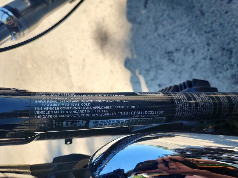 2013 Harley-davidson Fxdwg მანქანა იყიდება აუქციონზე, vin: 1HD1GPM11DC321768, აუქციონის ნომერი: 52386786