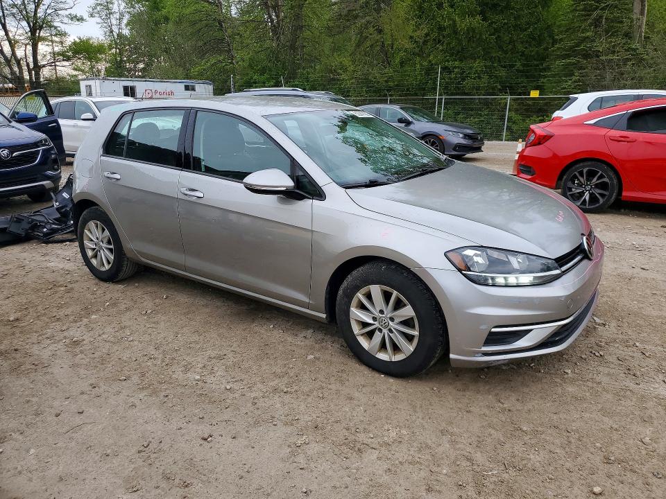 2019 Volkswagen Golf მანქანა იყიდება აუქციონზე, vin: 3VWG57AU9KM021291, აუქციონის ნომერი: 52041806