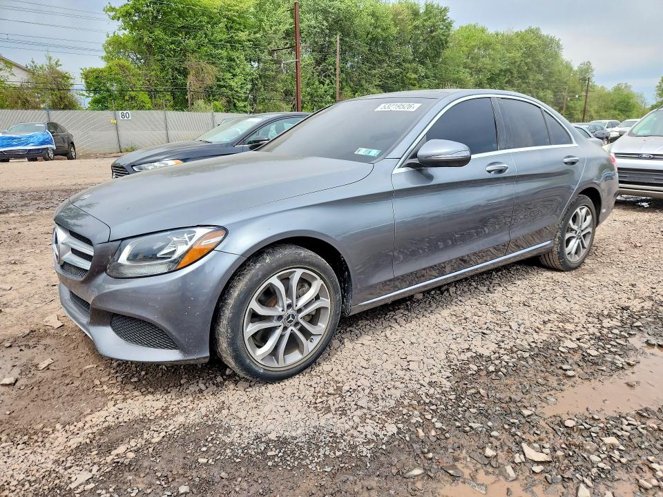 2018 Mercedes-benz C მანქანა იყიდება აუქციონზე, vin: 55SWF4KB2JU244541, აუქციონის ნომერი: 57668846