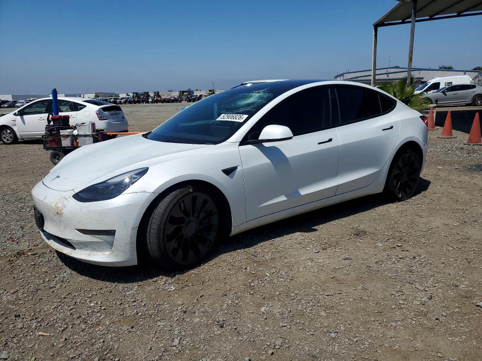 Продажа на аукционе авто 2023 Tesla Model 3, vin: 5YJ3E1EC7PF503494, номер лота: 52906826