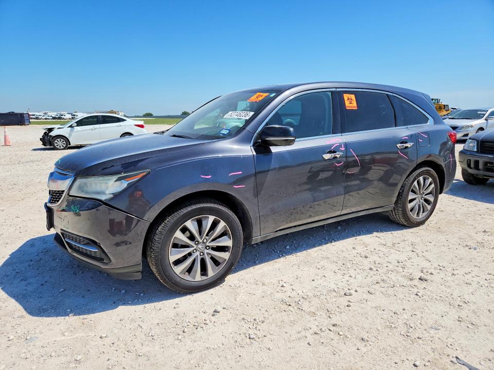 Продаж на аукціоні авто 2016 Acura Mdx, vin: 5FRYD3H40GB016869, номер лоту: 52746236