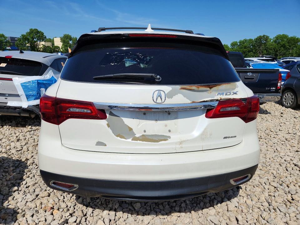 2016 Acura Mdx მანქანა იყიდება აუქციონზე, vin: 5FRYD4H63GB013729, აუქციონის ნომერი: 54651936