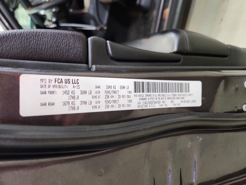 Продаж на аукціоні авто 2015 Jeep Grand Cherokee, vin: 1C4RJFAG9FC847030, номер лоту: 54697656