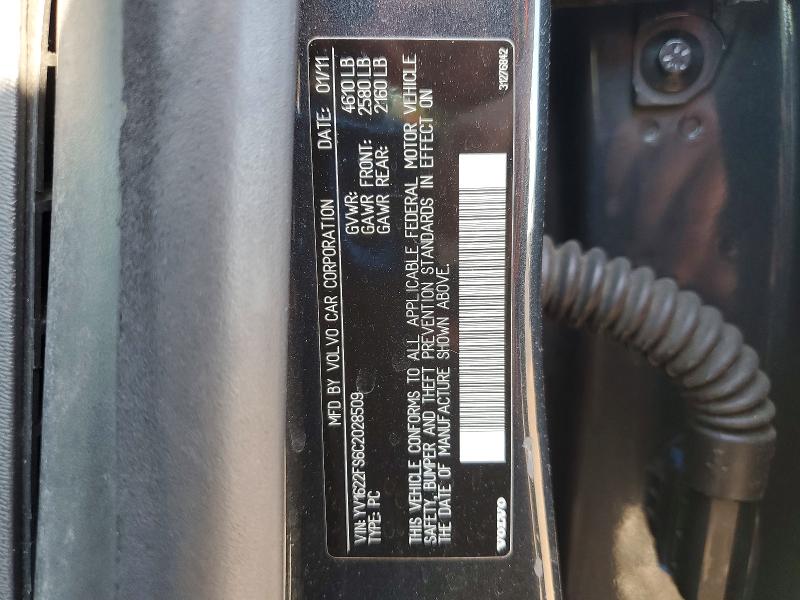 Продаж на аукціоні авто 2012 Volvo S60, vin: YV1622FS6C2028509, номер лоту: 53271516