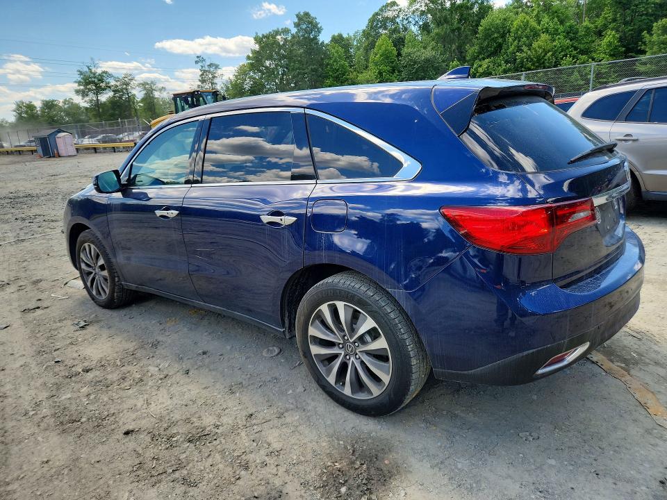 2016 Acura Mdx მანქანა იყიდება აუქციონზე, vin: 5FRYD4H45GB051395, აუქციონის ნომერი: 54647906