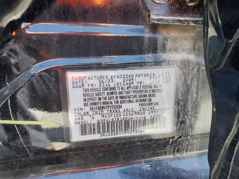 Продажа на аукционе авто 2023 Nissan Sentra, vin: 3N1AB8BV7PY293484, номер лота: 52453626