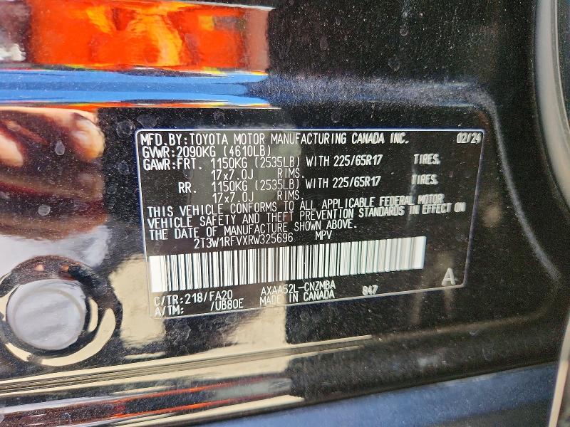 Продажа на аукционе авто 2024 Toyota Rav4, vin: 2T3W1RFVXRW325696, номер лота: 53235046