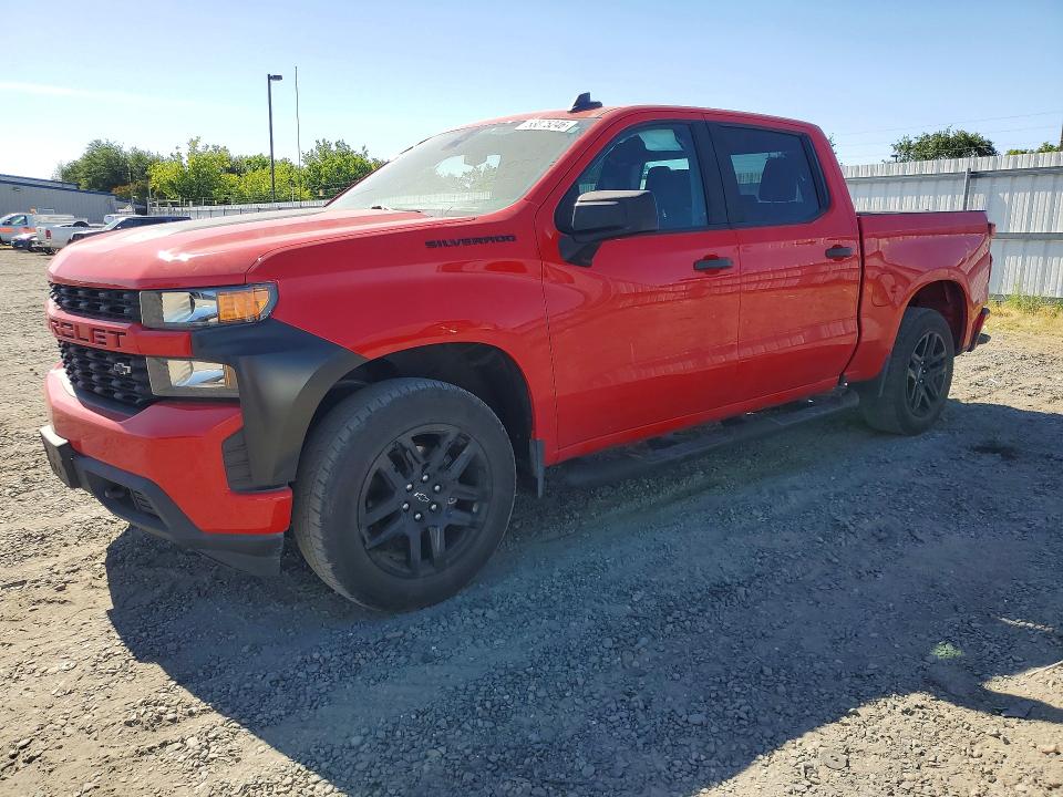 53075246 :رقم المزاد ، 1GCPWBEK1MZ350404 vin ، 2021 Chevrolet Silverado مزاد بيع