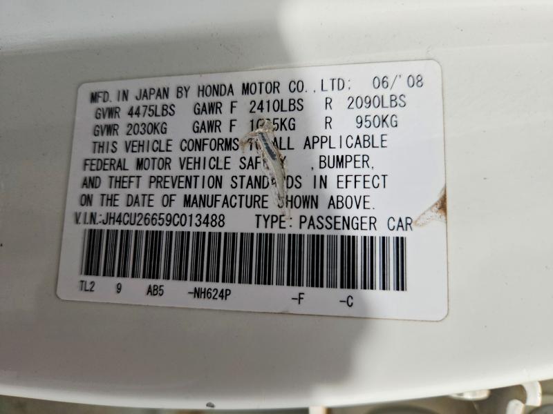 Aukcja sprzedaży 2009 Acura Tsx, vin: JH4CU26659C013488, numer aukcji: 55440696