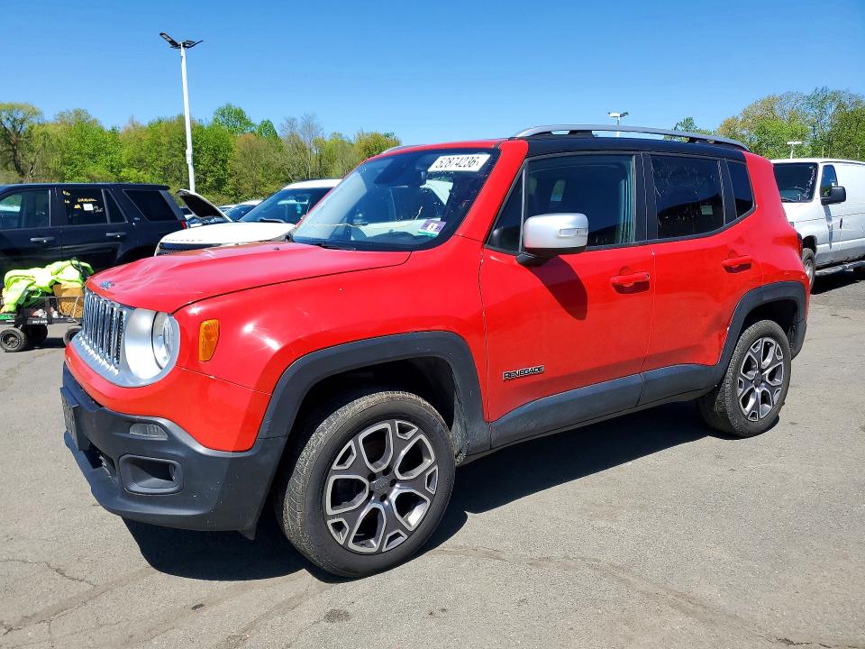 52874236 :رقم المزاد ، ZACCJBDT5FPC04726 vin ، 2015 Jeep Renegade مزاد بيع