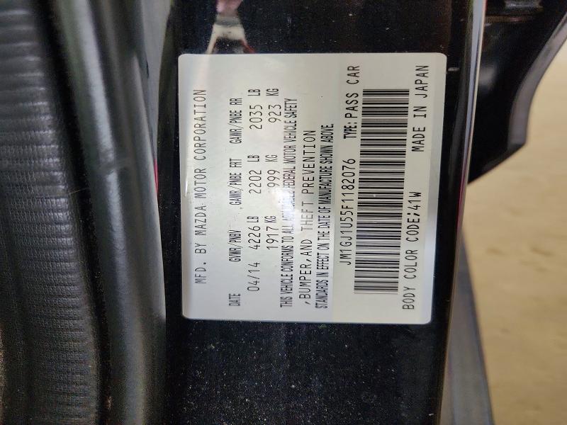 2015 Mazda 6 მანქანა იყიდება აუქციონზე, vin: JM1GJ1U55F1182076, აუქციონის ნომერი: 51755436