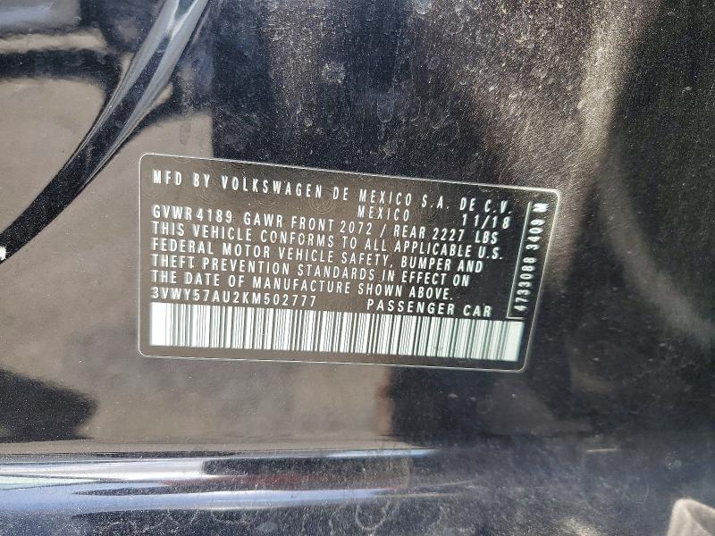 55584976 :رقم المزاد ، 3VWY57AU2KM502777 vin ، 2019 Volkswagen Golf Sportwagen مزاد بيع