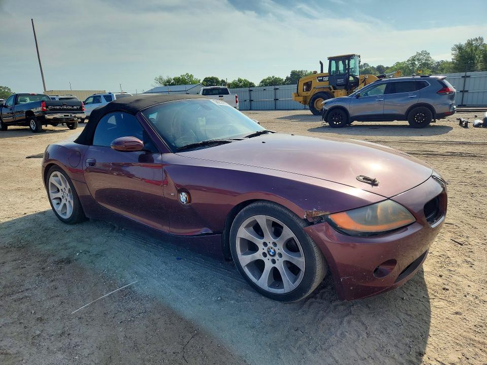 54214056 :رقم المزاد ، 4USBT33403LR62490 vin ، 2003 Bmw Z4 مزاد بيع