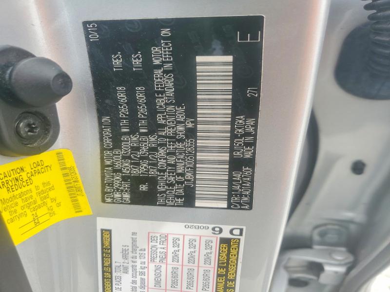 Aukcja sprzedaży 2016 Lexus Gx, vin: JTJBM7FX0G5128355, numer aukcji: 52035606