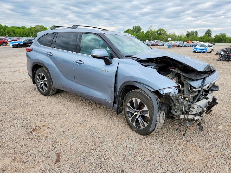 2021 Toyota Highlander მანქანა იყიდება აუქციონზე, vin: 5TDGBRCH9MS061591, აუქციონის ნომერი: 55368906