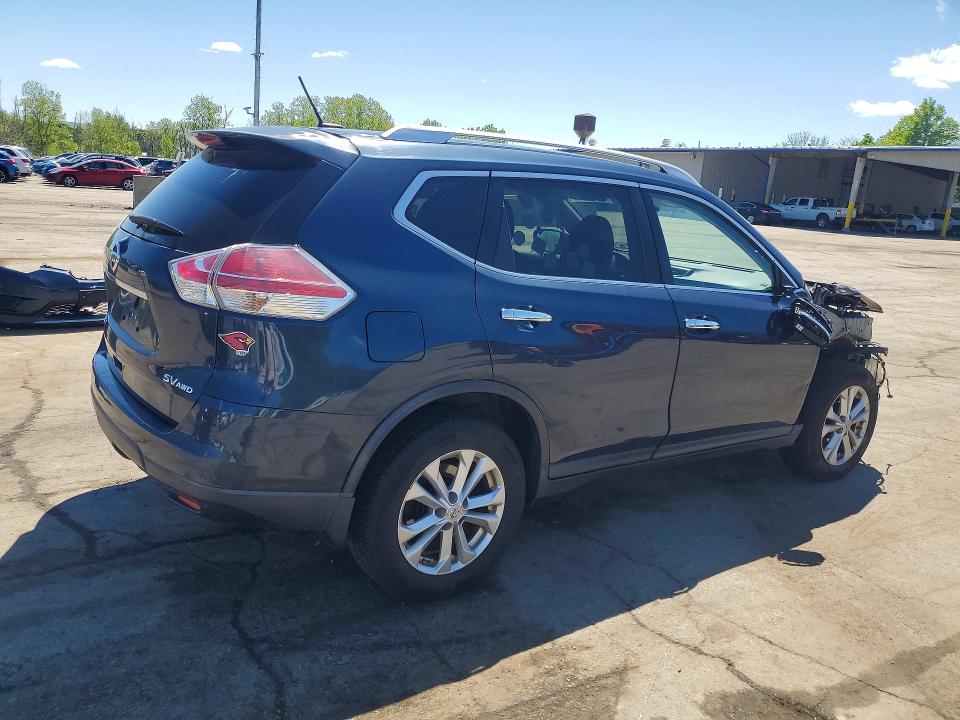 2015 Nissan Rogue მანქანა იყიდება აუქციონზე, vin: KNMAT2MV3FP576811, აუქციონის ნომერი: 52140106