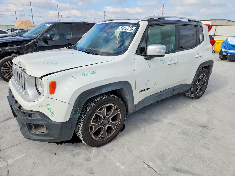 Продажа на аукционе авто 2017 Jeep Renegade, vin: ZACCJADB1HPF30298, номер лота: 53718476