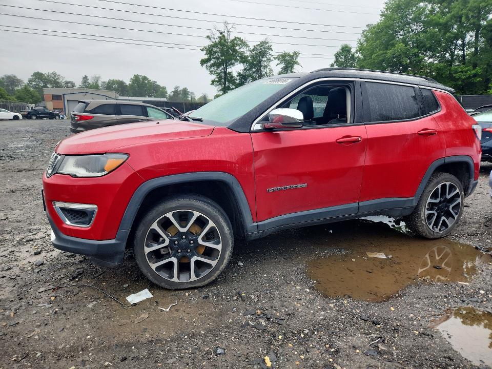 54608016 :رقم المزاد ، 3C4NJDCBXJT146093 vin ، 2018 Jeep Compass مزاد بيع