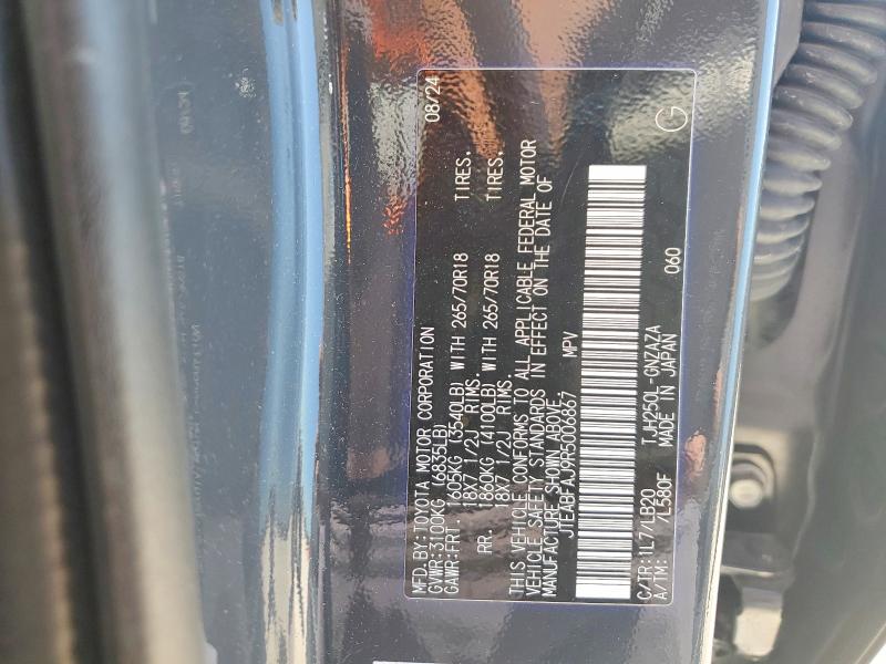 Продажа на аукционе авто 2024 Toyota Land Cruiser, vin: JTEABFAJ9R5006867, номер лота: 53538456