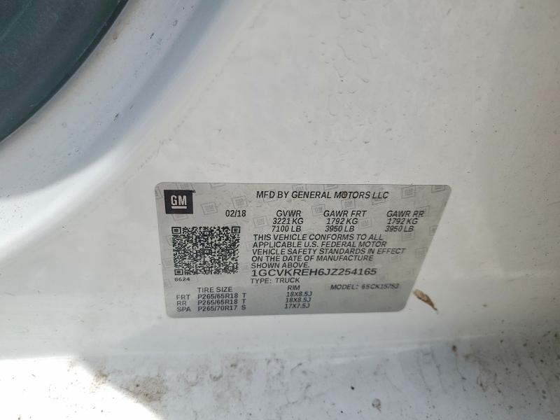 Aukcja sprzedaży 2018 Chevrolet Silverado, vin: 1GCVKREH6JZ254165, numer aukcji: 54589986