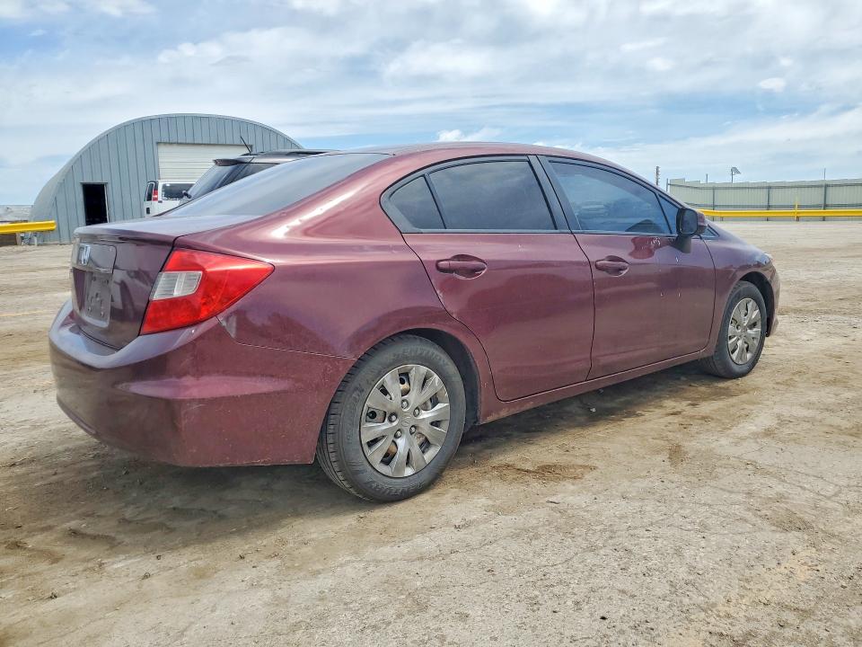 2012 Honda Civic მანქანა იყიდება აუქციონზე, vin: 2HGFB2F51CH540865, აუქციონის ნომერი: 51869596