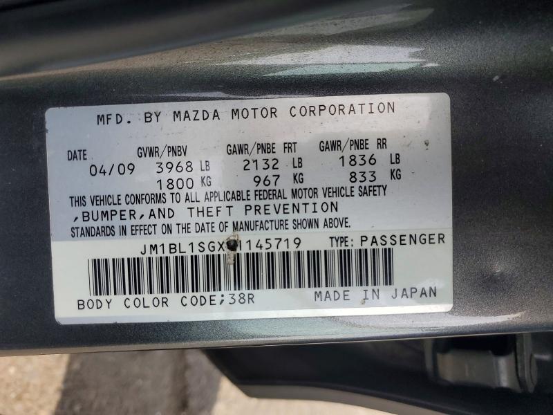Aukcja sprzedaży 2010 Mazda 3, vin: JM1BL1SGXA1145719, numer aukcji: 51983246