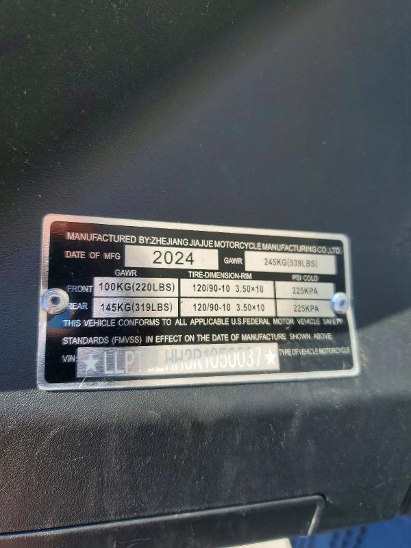 Aukcja sprzedaży 2024 Other Jj200t, vin: LLPTGLHH3R1050037, numer aukcji: 52909076