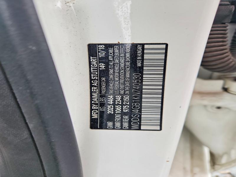 Aukcja sprzedaży 2019 Mercedes-benz Cla, vin: WDDSJ4GB1KN740530, numer aukcji: 52557216