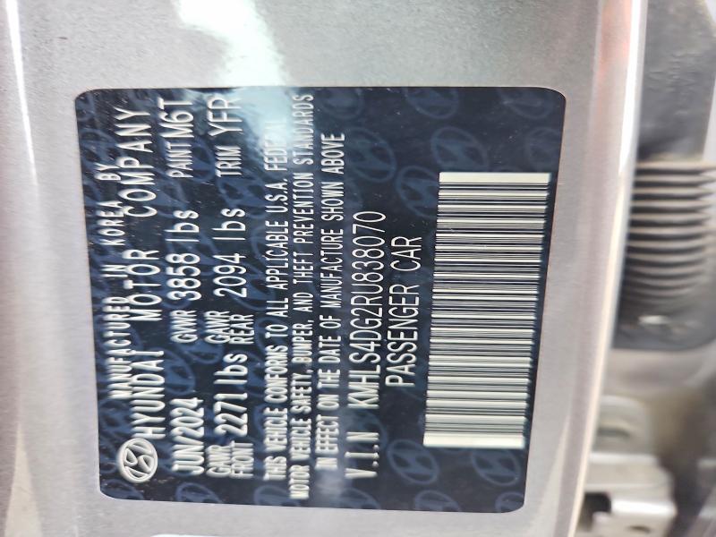 54265556 :رقم المزاد ، KMHLS4DG2RU838070 vin ، 2024 Hyundai Elantra مزاد بيع