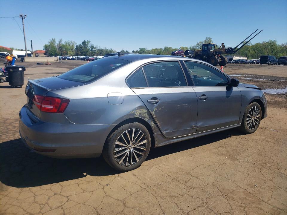 2015 Volkswagen Jetta მანქანა იყიდება აუქციონზე, vin: 3VWD17AJXFM225222, აუქციონის ნომერი: 52812866