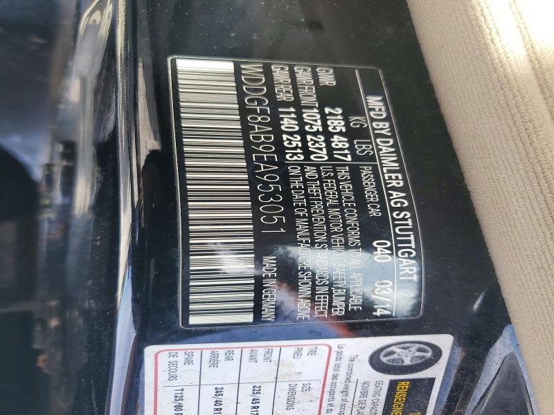 Продажа на аукционе авто 2014 Mercedes-benz C, vin: WDDGF8AB9EA953051, номер лота: 55307066