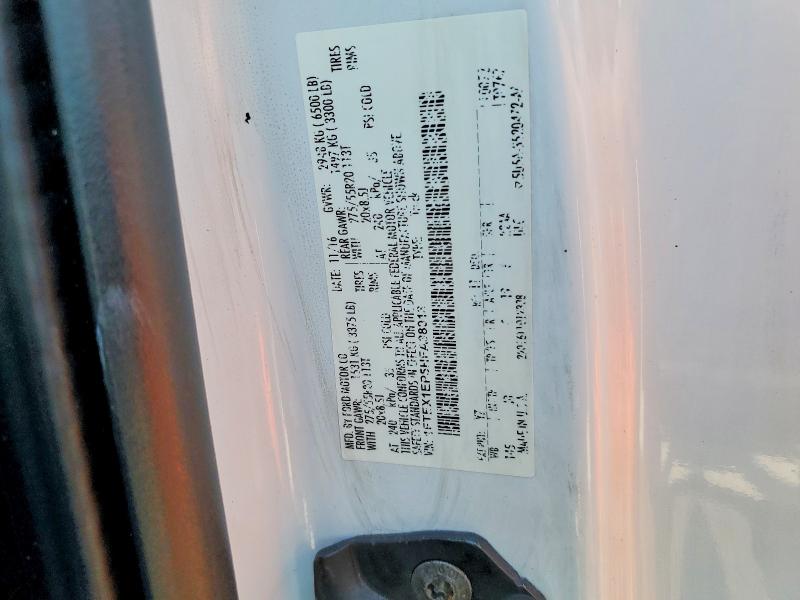 54124336 :رقم المزاد ، 1FTEX1EP5HFA38913 vin ، 2017 Ford F150 مزاد بيع
