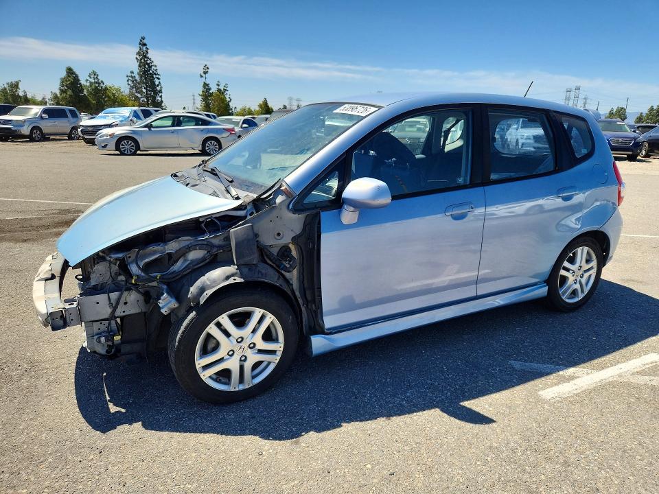 53896726 :رقم المزاد ، JHMGD38678S005224 vin ، 2008 Honda Fit مزاد بيع